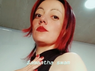 Samantha_swam